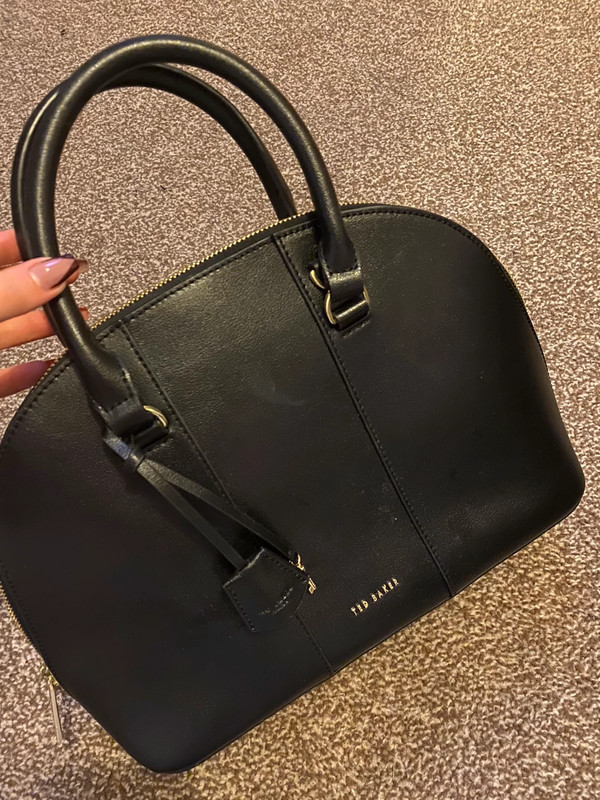 Ted Baker black/floral tote bag - Vinted