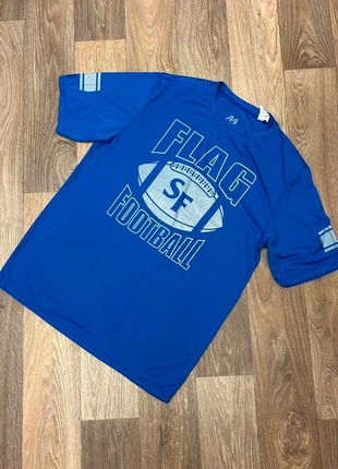 A4 Blue fag football sports T-Shirt, brand: A4, condition: Very good, size: S, £9.00, £10.15 includes Buyer Protection