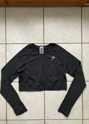 Crop top vital seamless gymshark taille L couleur noir, marke: Gymshark, zustand: Sehr gut, größe: L / 40 / 12, 14,50 €, 15,93 € beinhaltet Vinted-Käuferschutz Pro