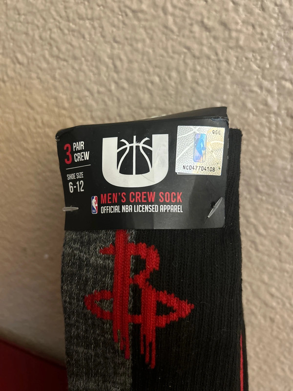 Men’s Houston Rockets Socks 2