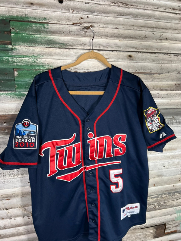 Minnesota Twins Baseball Jersey Cuddyer Majestic Inaugural Season 2010 3