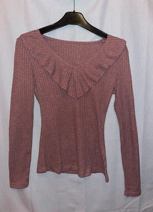 T-shirt manche longue rose, marca: Shein, estado: Muy bueno, tamaño: S / 36 / 8, 2,50 €, 3,33 € Protección al comprador incluida