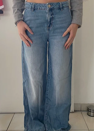 Jean large, marque: Pimkie, état: Très bon état, taille: XS / 34 / 6, 5,00 €, 5,95 € Protection acheteurs incluse