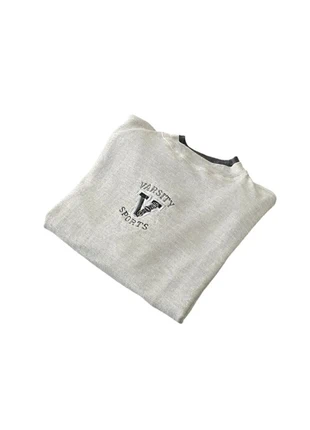 Sweat à manches larges Varsity Gris Taille XL femme, marque: Varsity, état: Très bon état, taille: XL / 42 / 14, 19,00 €, 20,65 € Protection acheteurs incluse