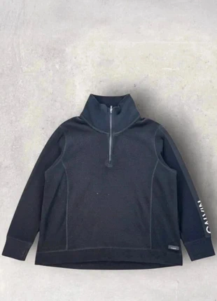 Polaire 1/4 zip Calvin Klein Performance-logo brodé-Parfait état-noir-Taille 2XL, marque: Calvin Klein, état: Très bon état, taille: XXL, 24,99 €, 26,94 € Protection acheteurs incluse