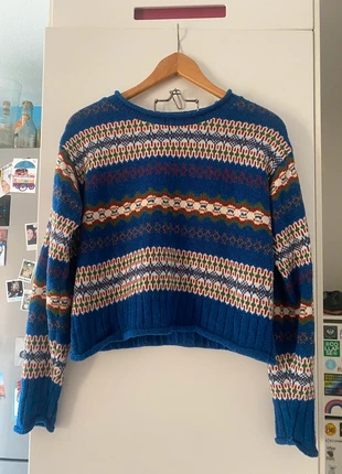 Pull bleu, brand: sans marque, condizioni: Buone, taglia: M / IT 42 / EU 38, €6.00, €7.00 include la Protezione acquisti