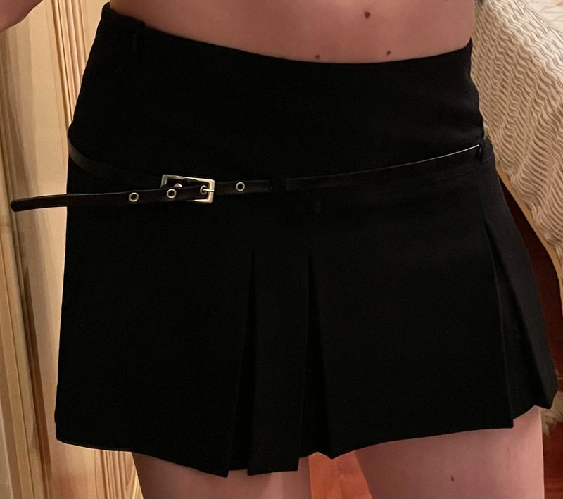 Black Miniskirt - Minigonna nera Options taglia 42 2
