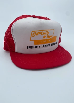 Vintage McCully & Soy 80s Trucker Hat, merk: Vintage, staat: Goed, maat: Universele maat, € 19,95, € 21,65 inclusief Kopersbescherming Pro