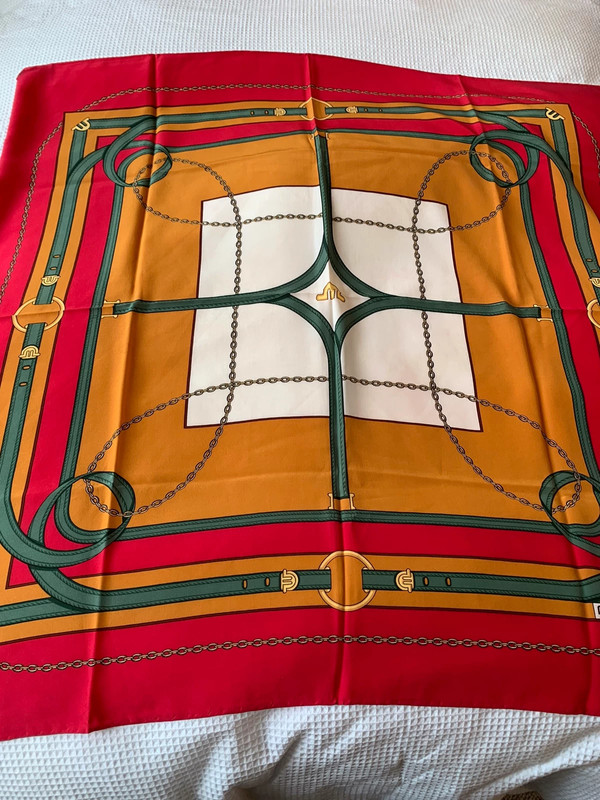 Maurice Lacroix silk scarf vintage Vinted