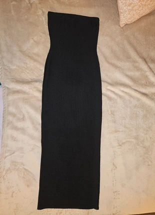 Robe longue tube noir, marque: PrettyLittleThing, état: Neuf sans étiquette, taille: S / 36 / 8, 8,50 €, 9,63 € Protection acheteurs incluse