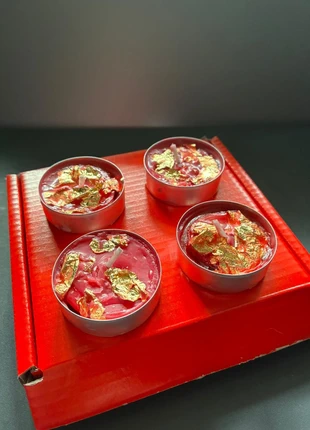 Luck Spell Candles Hand Made with gold foil, brand: Spell, condition: Good, £5.00, £5.95 includes Buyer Protection