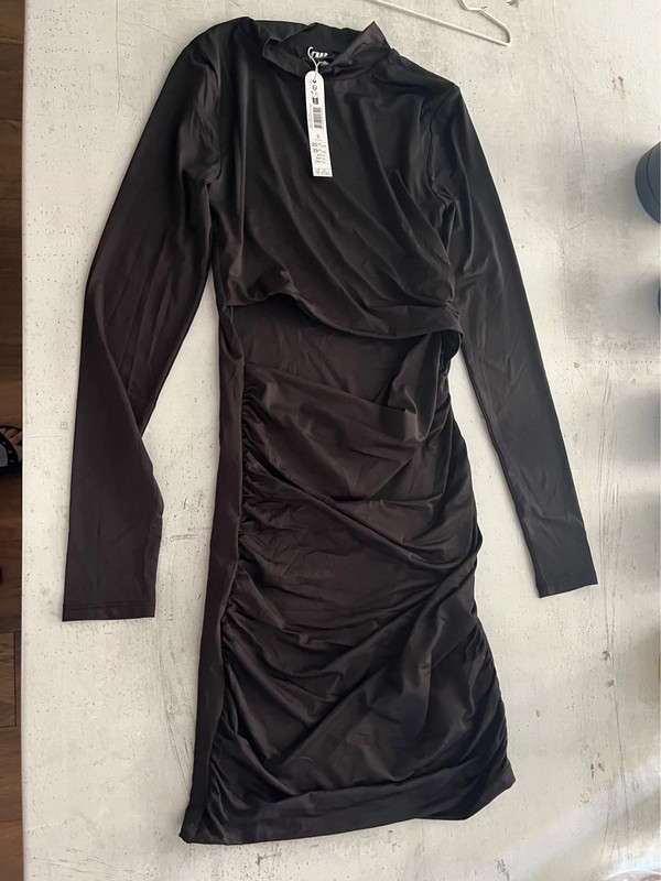 Nowa czarna sukienka z wycięciem S Tally Weijl S hit mała czarna 1