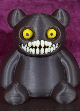 Zombie Teeth Black Teddy Bear 3D Printed Figure, brand: Alternative, condition: Very good, £7.99, £9.09 includes Buyer Protection Pro