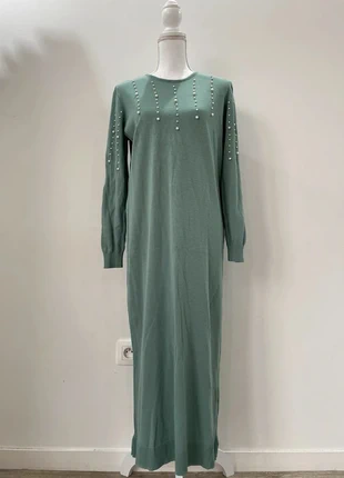 👗 Robe pull long vert menthe en maille - Tailles S/M, marque: Boutique Parisienne, état: Très bon état, taille: S / 36 / 8, 10,00 €, 11,20 € Protection acheteurs incluse