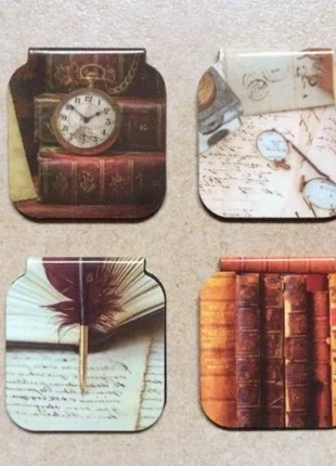 Lot 4 marque-pages aimantés, condizioni: Ottime, €5.00, €5.95 include la Protezione acquisti