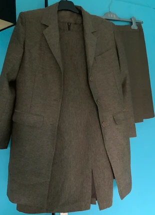 Tailleur robe + jupe chiné , estado: Muito bom, tamanho: XL / 42 / 14, €15.00, €16.45 inclui Proteção do Comprador