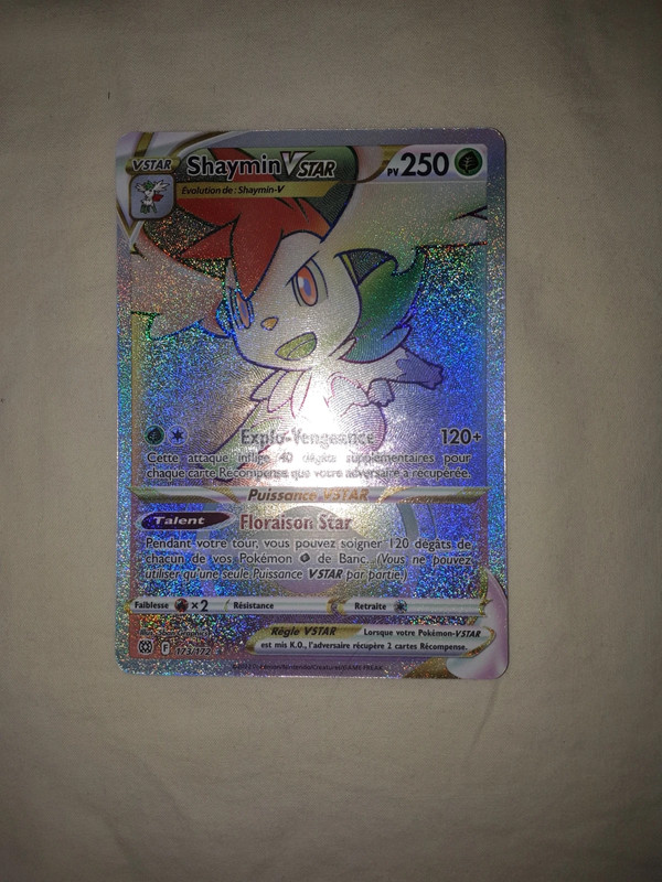 Carte Pokémon Shaymin V - Vinted