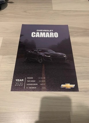 Affiche en toile chevrolet camaro, brand: Chevrolet, condizioni: Nuovo senza cartellino, €9.99, €11.19 include la Protezione acquisti