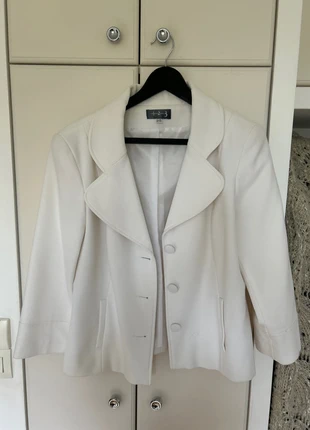 Veste blanche chic & classe - Maison 123, marca: 123, estado: Muito bom, tamanho: XL / 42 / 14, €39.00, €41.65 inclui Proteção do Comprador