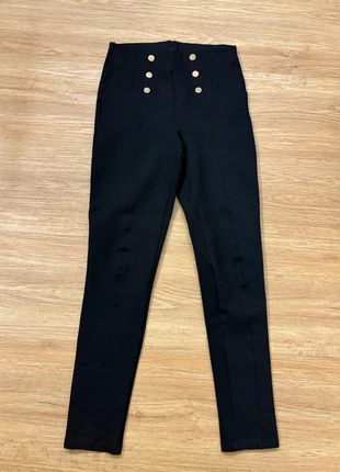 Pantalone vita alta ZARA, marque: Zara, état: Neuf sans étiquette, taille: S / 36 / 8, 8,00 €, 9,10 € Protection acheteurs incluse