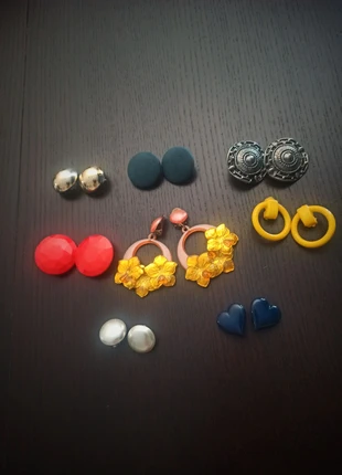 Lot de 8 paires de boucles d'oreilles vintage à clip, merk: Vintage, staat: Heel goed, € 10,00, € 11,20 inclusief Kopersbescherming
