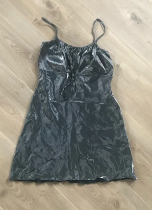 silver shiny strap dress , marca: Vintage, estado: Muy bueno, tamaño: XS / 34 / 6, 11,11 €, 12,37 € Protección al comprador incluida