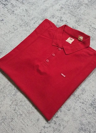 🔴 Polo Levi’s Rouge L Standard Fit Vintage Classique, brand: Levi's, condition: Very good, size: L, €24.95, €26.90 includes Buyer Protection Pro