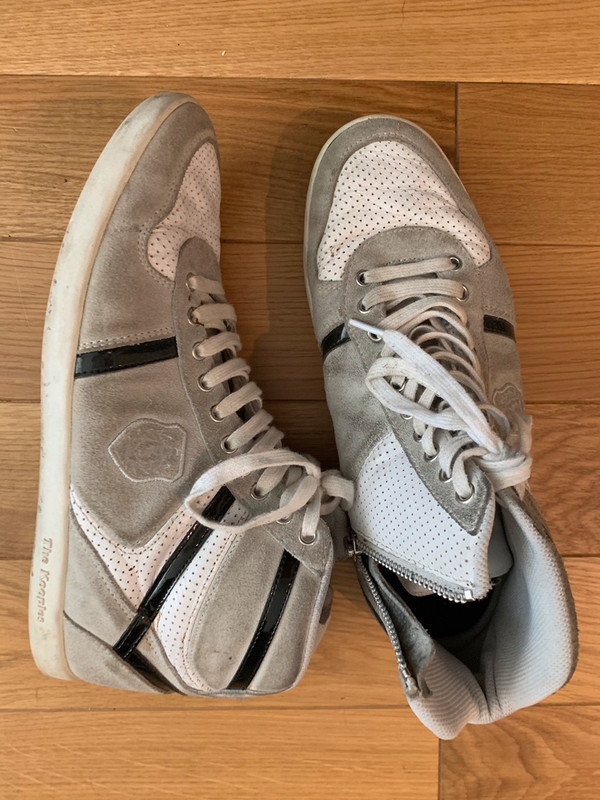 Baskets The kooples blanc gris et noir 42 Bon tat Vinted