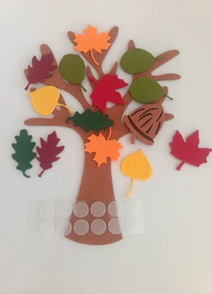 Activité Montessori _Jeu de décoration en feutrine_ Automne, marque: Montessori, état: Neuf avec étiquette, 2,50 €, 3,33 € Protection acheteurs incluse