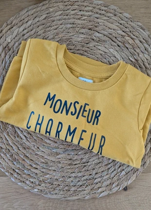 Pull garçon avec message, marque: Pat et Ripaton, état: Bon état, taille: 9-12 mois / 74 cm, 2,00 €, 2,80 € Protection acheteurs incluse