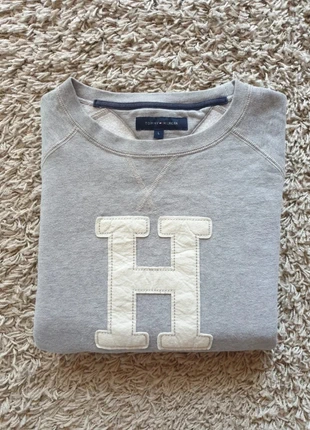 Sweat Col rond taille L gris Tommy Hilfiger, marque: Tommy Hilfiger, état: Bon état, taille: L, 25,00 €, 26,95 € Protection acheteurs incluse