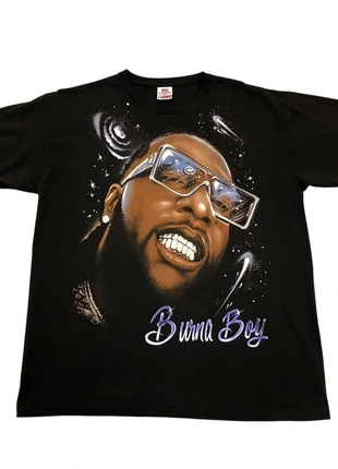 Burna Boy T-Shirt Black Mens L Short Sleeve Hip Hop Rap Music, brand: Bayside, condition: Very good, size: L, £6.99, £8.04 includes Buyer Protection Pro
