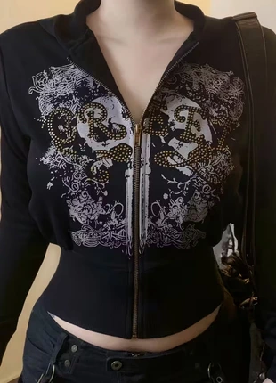 Sweat à capuche taille S vintage streetwear Y2K, marque: y2k, état: Très bon état, taille: S / 36 / 8, 60,00 €, 63,70 € Protection acheteurs incluse