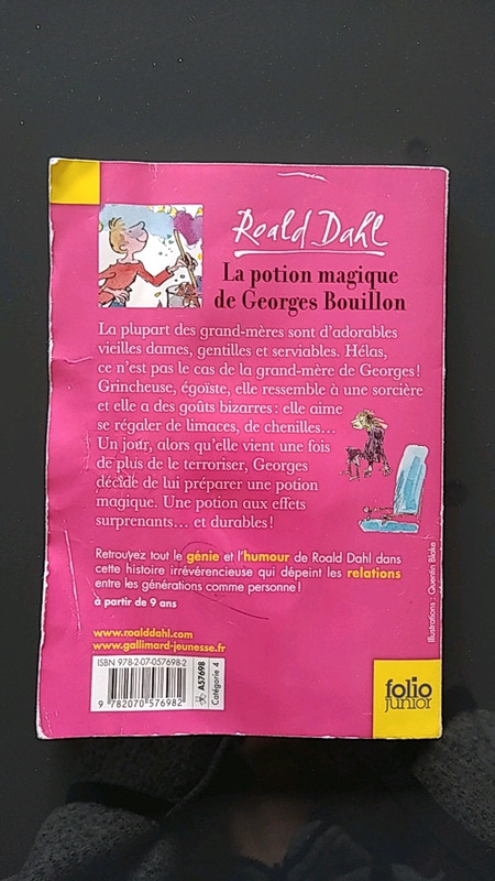 La potion magique de Georges Bouillon - Poche - Roald Dahl, Marie