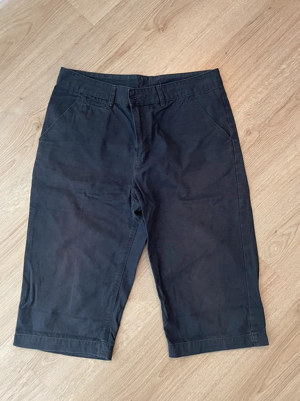 H&M korte broek donkerblauw maat 170 1