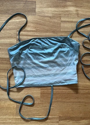 Top tubino con lacci/ Tube top, marque: unknown, état: Neuf sans étiquette, taille: S / 36 / 8, 15,00 €, 16,45 € Protection acheteurs incluse