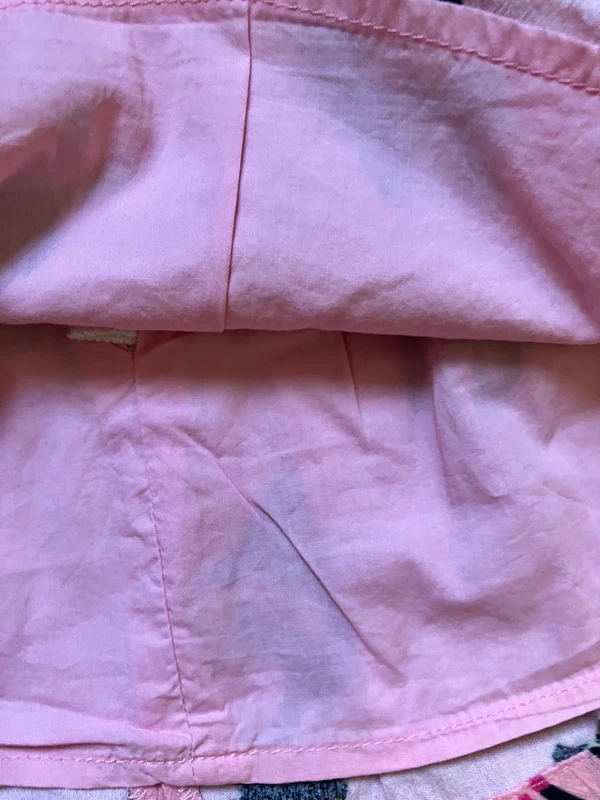 Jolie robe mi-saison / hiver en bi-matière motif lama 6 mois Catimini - photo numéro 4
