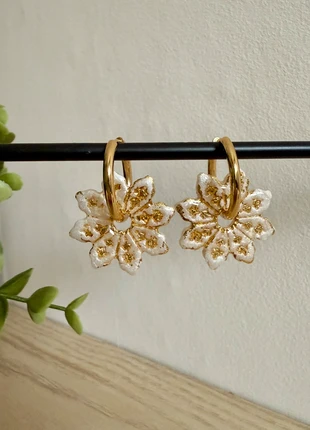 Pampilles 2,9cm flocon noel. Sans créole, condition: Very good, €3.50, €4.38 includes Buyer Protection Pro