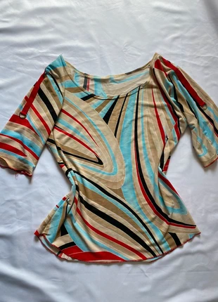 Y2K Stretch Multicolor Top – Soft & Lightweight, brand: Top Vintage, condizioni: Ottime, taglia: L / IT 44 / EU 40, €8.00, €9.10 include la Protezione acquisti