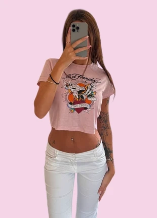 Ed Hardy 2000s “Stay True” Tattoo Tee – Authentic, merk: Ed Hardy, staat: Heel goed, maat: XL / 42 / 14, € 19,50, € 21,18 inclusief Kopersbescherming