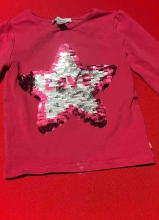TEE  shirt  fille Okaidi  2 ans  rose sequins, brand: Okaïdi, condizioni: Ottime, taglia: 18-24 mesi / 86 cm, €2.00, €2.80 include la Protezione acquisti