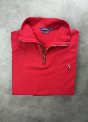 Pull col montant Polo Ralph Lauren rouge pour homme taille M, marca: Polo Ralph Lauren, estado: Muito bom, tamanho: M, €45.00, €47.95 inclui Proteção do Comprador