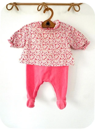 Pyjama velours, grenouillère body rose à motifs Petit Bateau Taille 3 mois, marke: Petit Bateau, zustand: Sehr gut, größe: 3-6 Monate / 62, 11,00 €, 12,25 € beinhaltet Vinted-Käuferschutz Pro