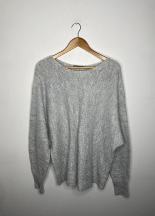 Long Tall Sally Grey Soft Chunky Knit Jumper / Relaxed Fit / UK 18-20, brand: Long Tall Sally, condition: Very good, size: L / UK 16-18, £15.00, £16.45 includes Buyer Protection