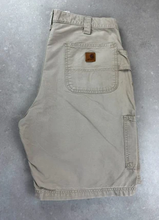 Short Carpenter Carhartt beige WorkWear 36, marca: Carhartt, estado: Bom, tamanho: M, €9.99, €11.19 inclui Proteção do Comprador