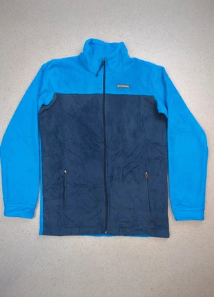 Polaire Columbia zippée bicolore bleu vif et bleu marine | XL Ado 18–20 / équivalent S Homme, brand: Columbia, condition: Very good, size: S, €30.00, €32.20 includes Buyer Protection Pro