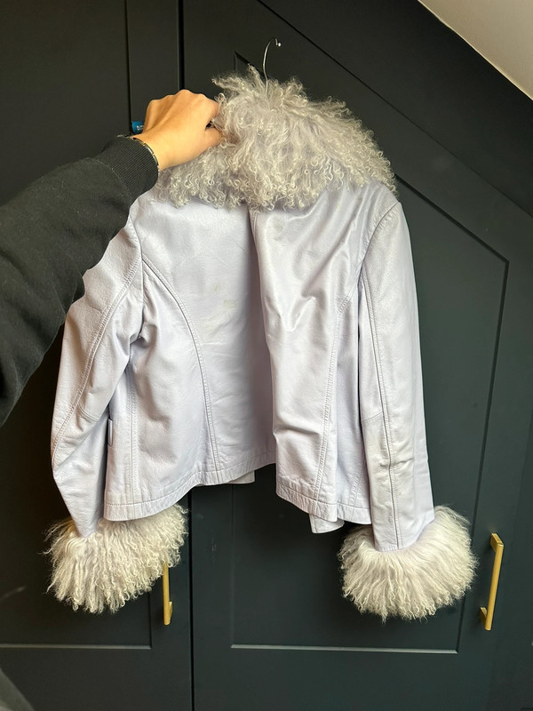 Saks Potts purple jacket Vinted