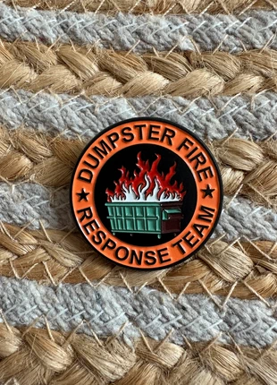 Pins Dumpster fire response team, condition: Very good, €4.00, €4.90 includes Buyer Protection Pro