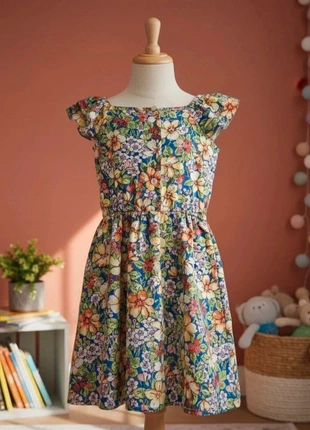 Robe printanière fille 5 ans motifs fleurs, marque: LC Kids, état: Très bon état, taille: 5 ans / 110 cm, 4,00 €, 4,90 € Protection acheteurs incluse