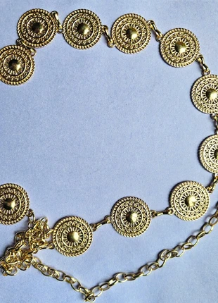 Ceinture chaîne métal dorée, condizioni: Nuovo con cartellino, taglia: Regolabile, €9.80, €10.99 include la Protezione acquisti Pro